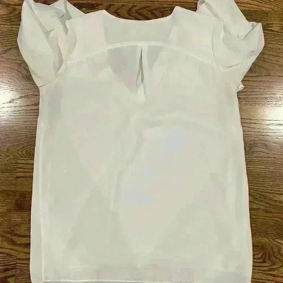 Amanda Uprichard Bell Sleeve Size Medium Off-White - Picture 6 of 6